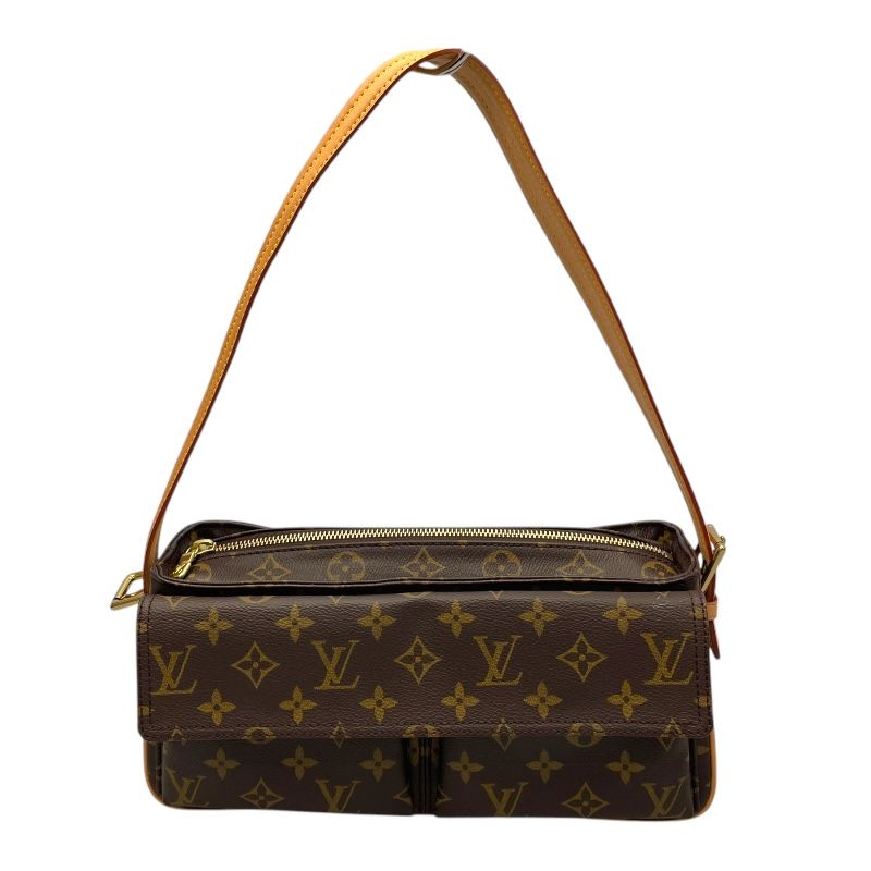 Louis Vuitton Viva Cite MM Monogram Canvas Shoulder Bag - Brown