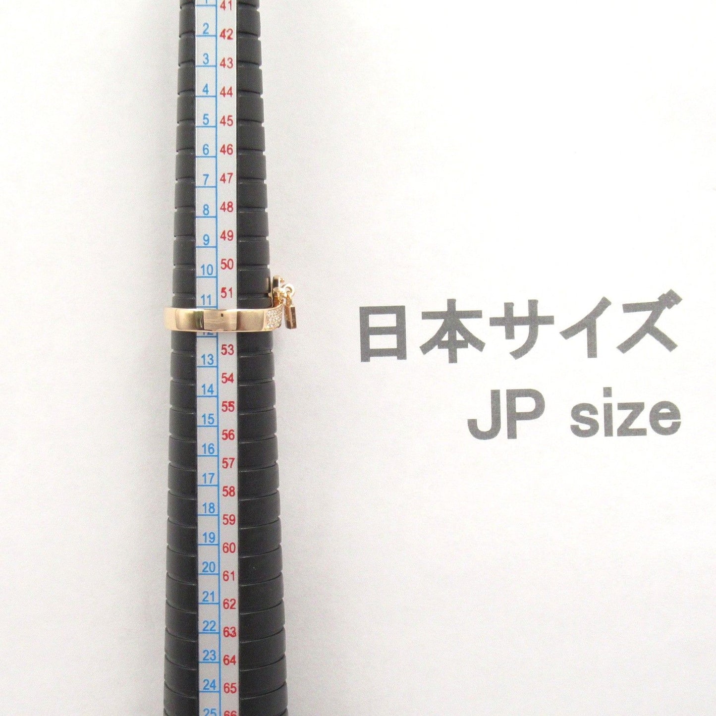 HERMES Kelly Gabrushe K18PG Diamond Ring - Exquisite Elegance