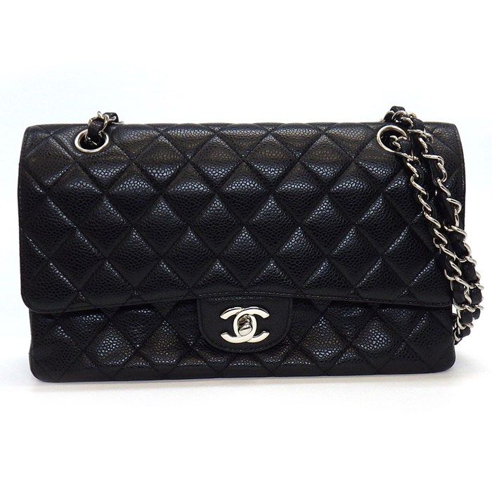 Chanel Classic Matelassé 25 Handbag - Timeless Elegance in Black