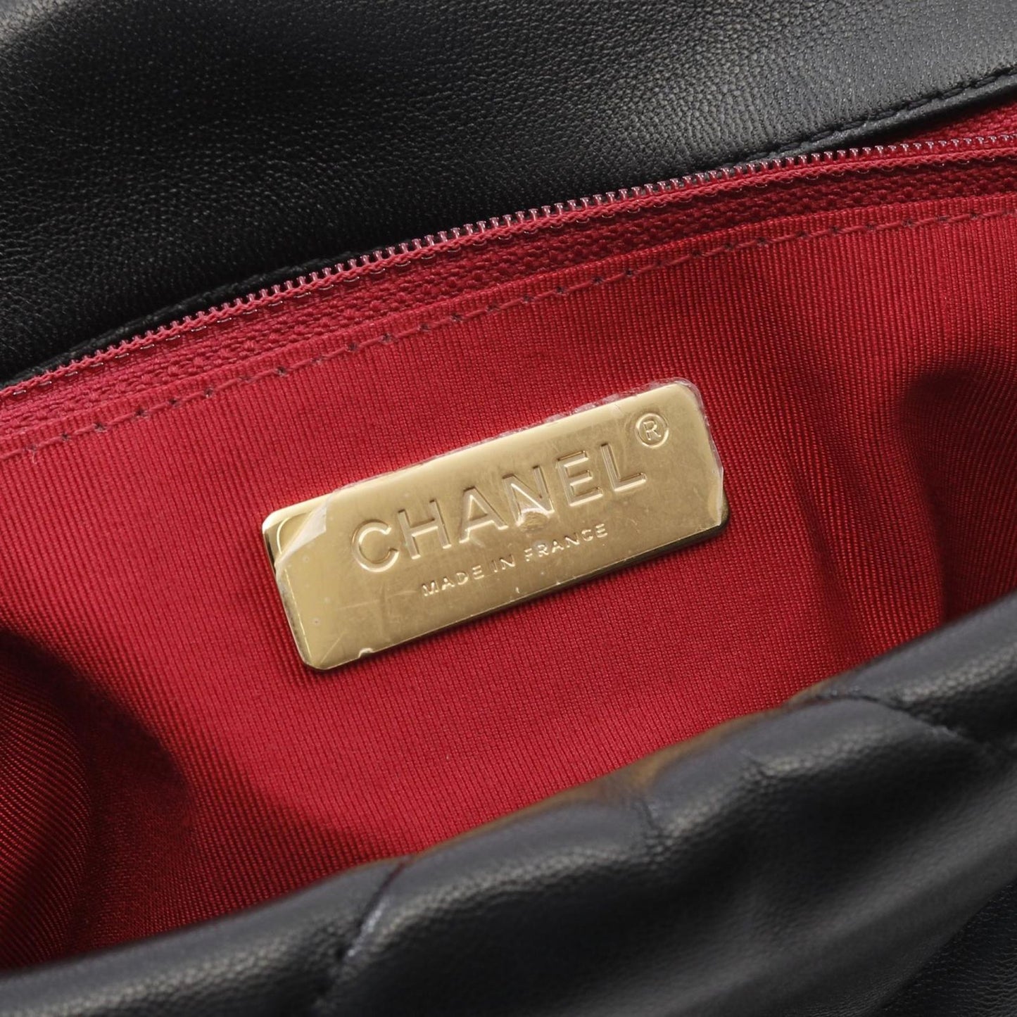 CHANEL 19 Deauville Matelassé Shoulder Bag in Black Lambskin