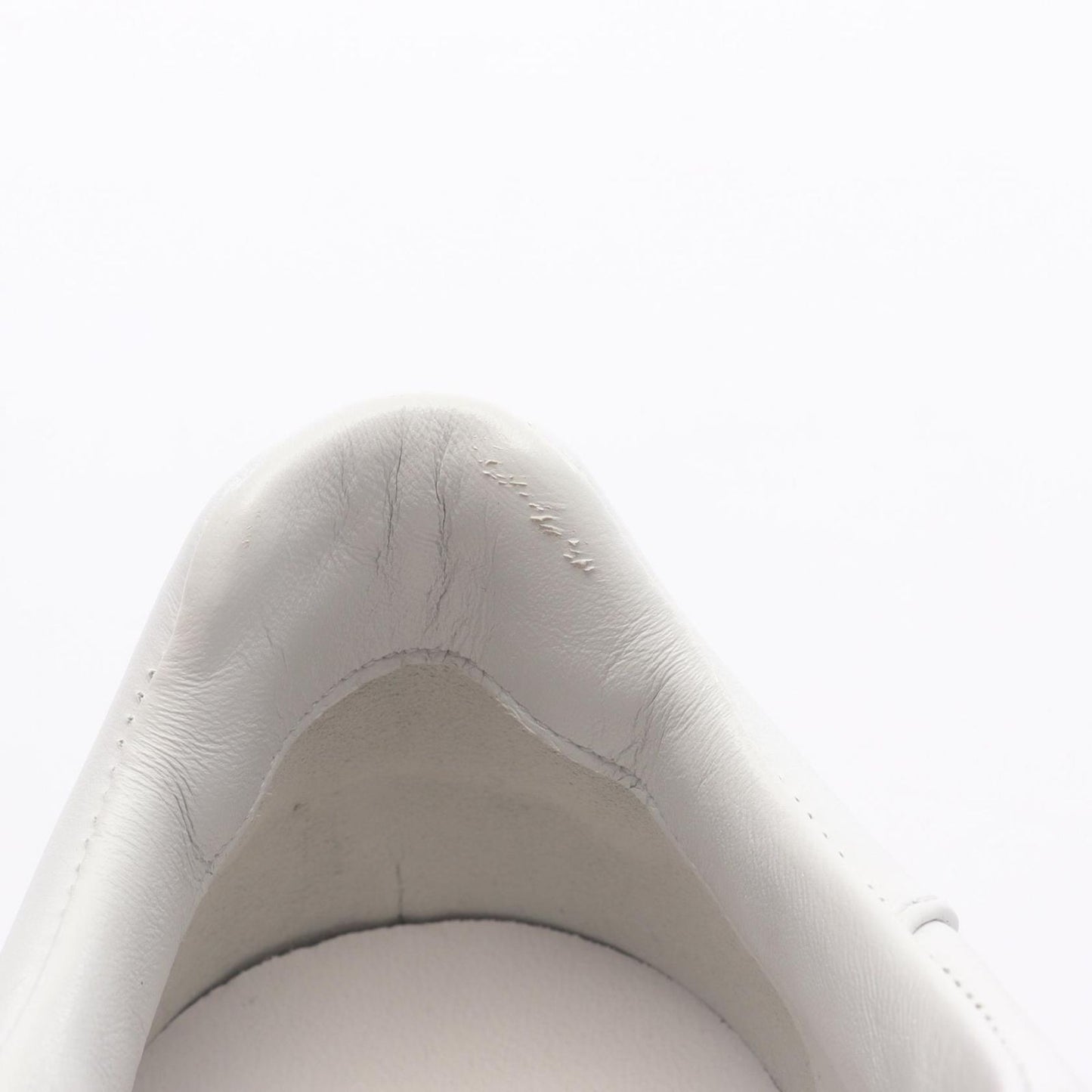 Roger Vivier VIV SKATE Leather Sneakers - Pristine White - Size 34