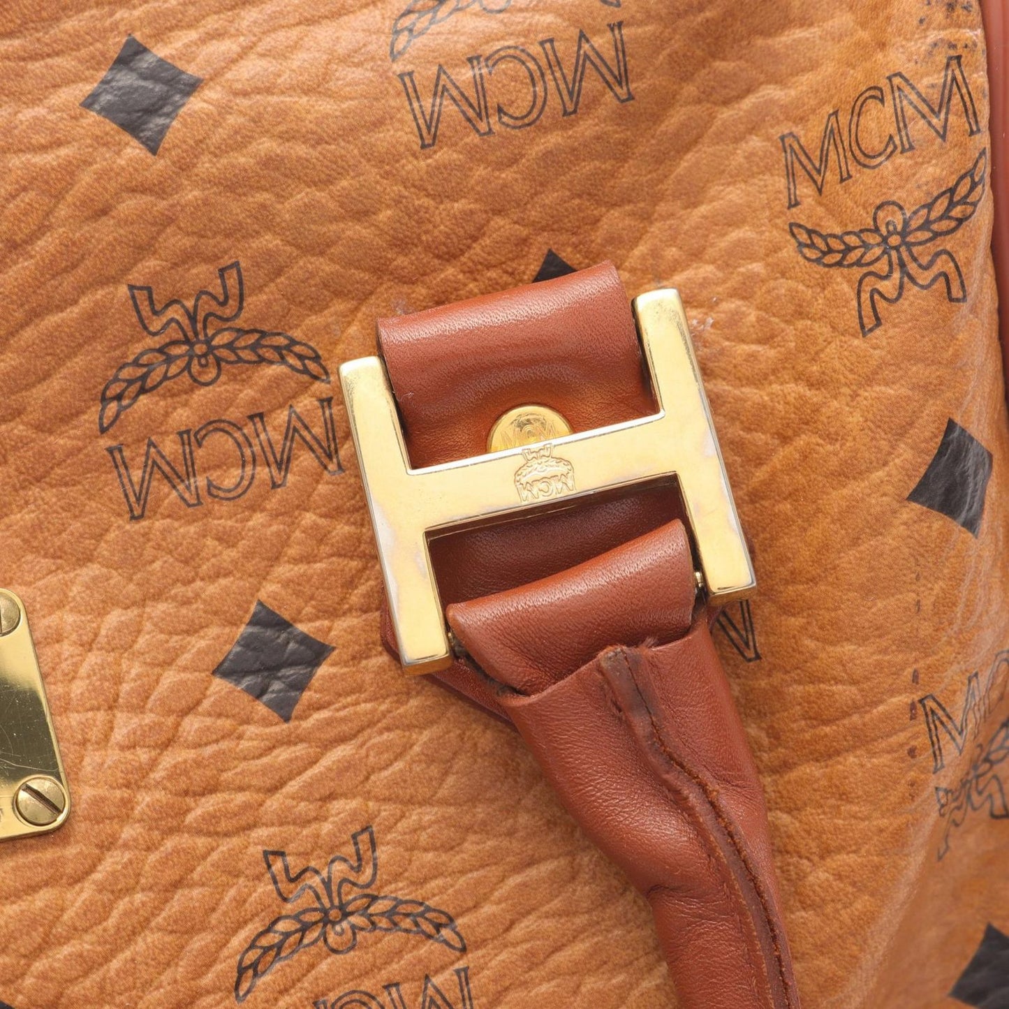 MCM Visetos Brown Handbag - Timeless Elegance