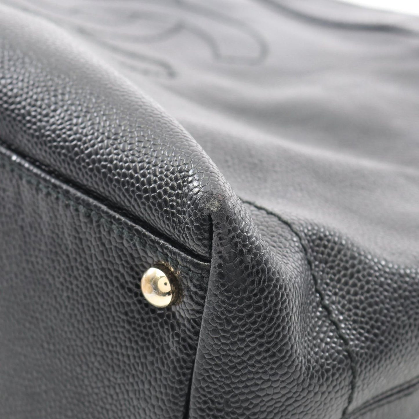 CHANEL Coco Mark Black Calfskin Shoulder Bag - Timeless Elegance