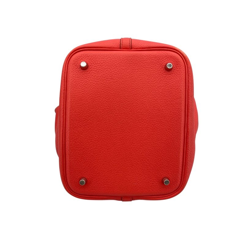 HERMES Picotin Lock MM in Rose Jaipur with Silver Hardware