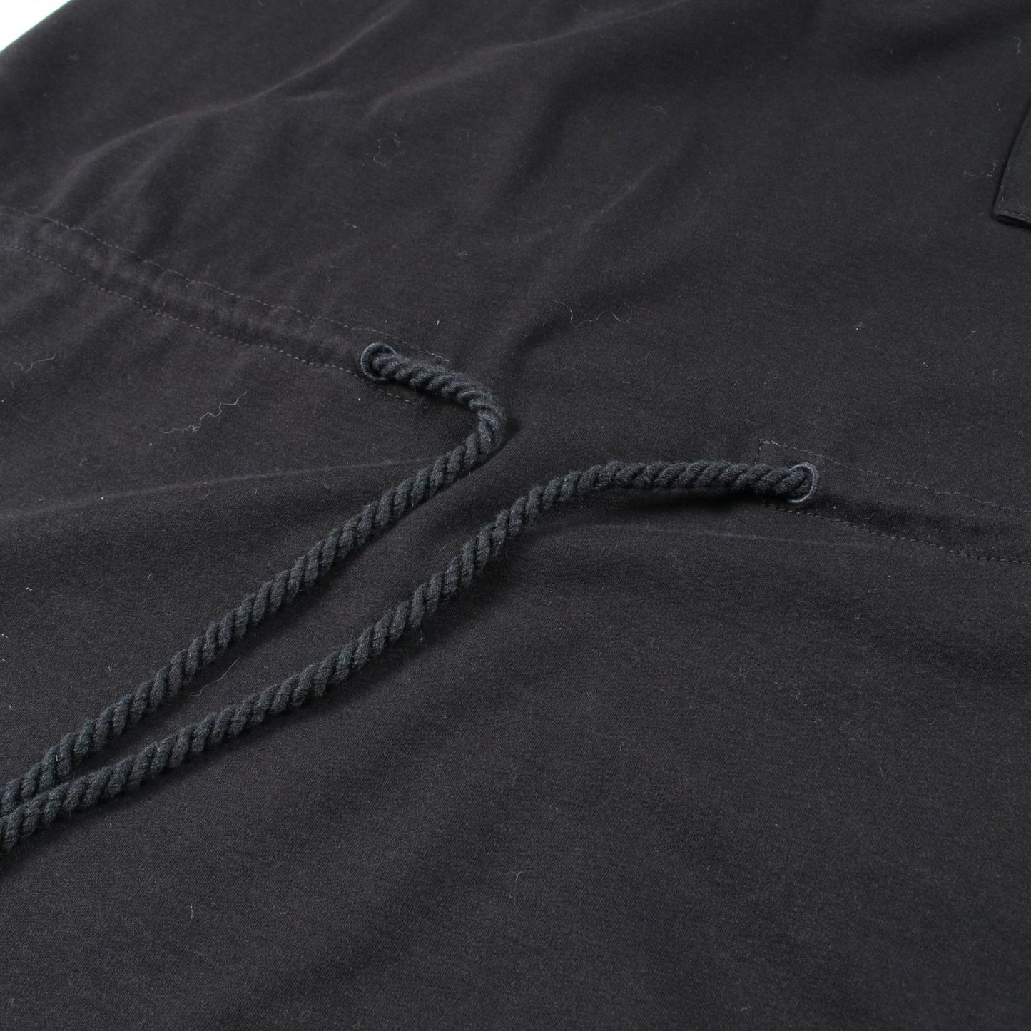 HERMES Bouclerie d'Attelage Black Cotton Dress - Size 38