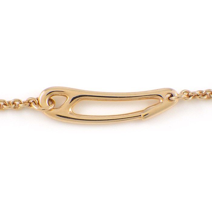 HERMES Mini Punk Chaine d'Ancre Bracelet in K18 Pink Gold