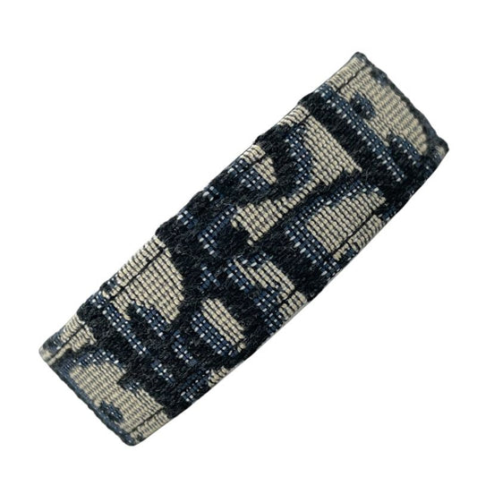 Christian Dior Oblique Bracelet in Navy Canvas - Exquisite Luxury