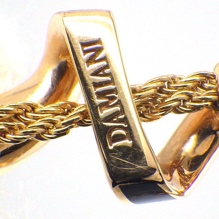 Damiani Eden Snake Necklace with Diamonds in K18 Pink Gold