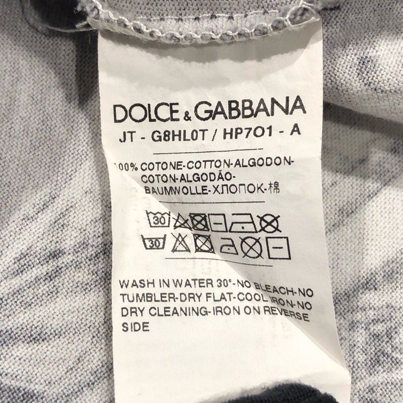 Dolce & Gabbana Cotton Graphic Print T-Shirt - Size 48