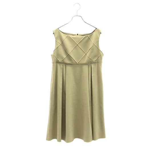 FOXEY NEW YORK Beige Sleeveless Dress - Timeless Elegance