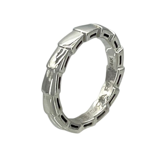 BVLGARI Serpenti Ring in 750 White Gold - Timeless Elegance
