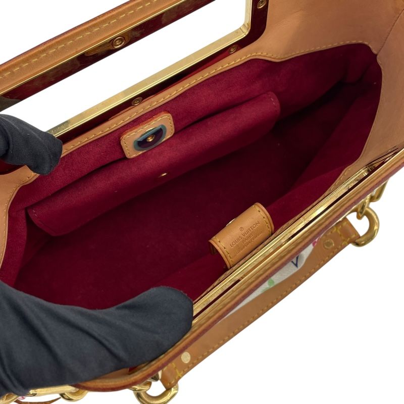 Louis Vuitton Judy MM Monogram Multicolor White Shoulder Bag