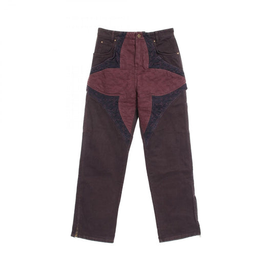 Louis Vuitton Monogram Flower Denim Pants - Brown - Size 28