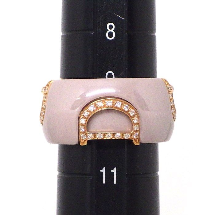 Damiani D-Icon Cappuccino Diamond Ring in K18 Pink Gold