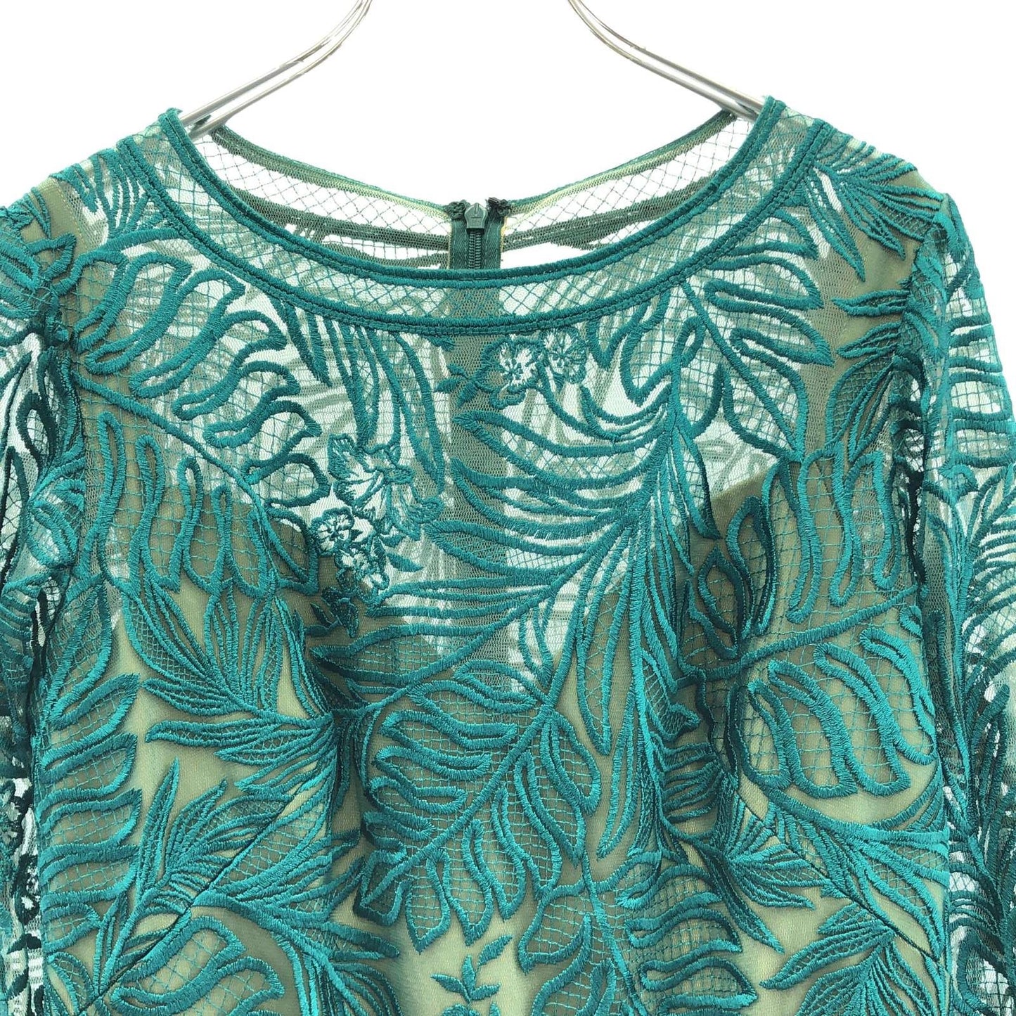 TADASHI SHOJI Green Polyester Dress - Unworn Elegance
