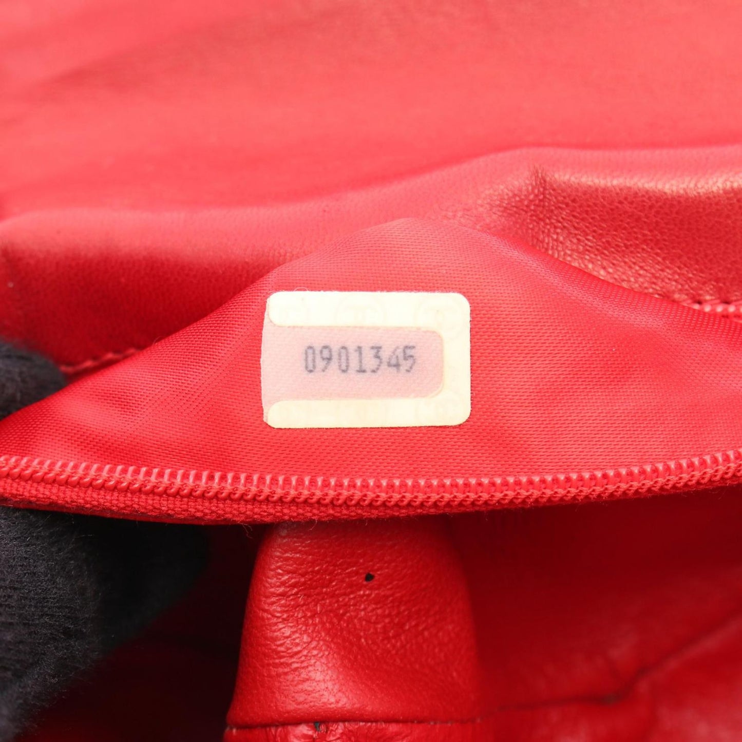 CHANEL Coco Mark Mini Chain Shoulder Bag in Exotic Red Leather