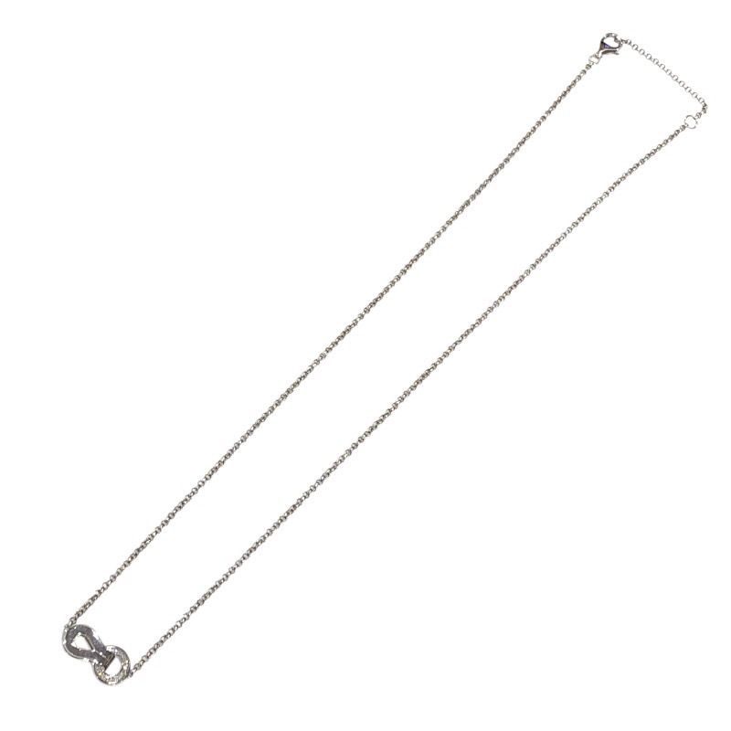 Cartier Agrafe Necklace in 750WG with Diamonds - Exquisite Luxury