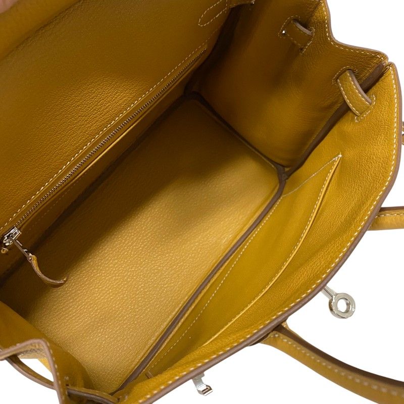 HERMES Birkin 25 Natural Sable with Silver Hardware - Pristine Condition