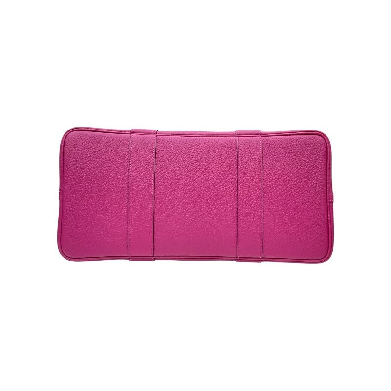 HERMES Garden Party PM Handbag in Rose Purple with Silver Hardware