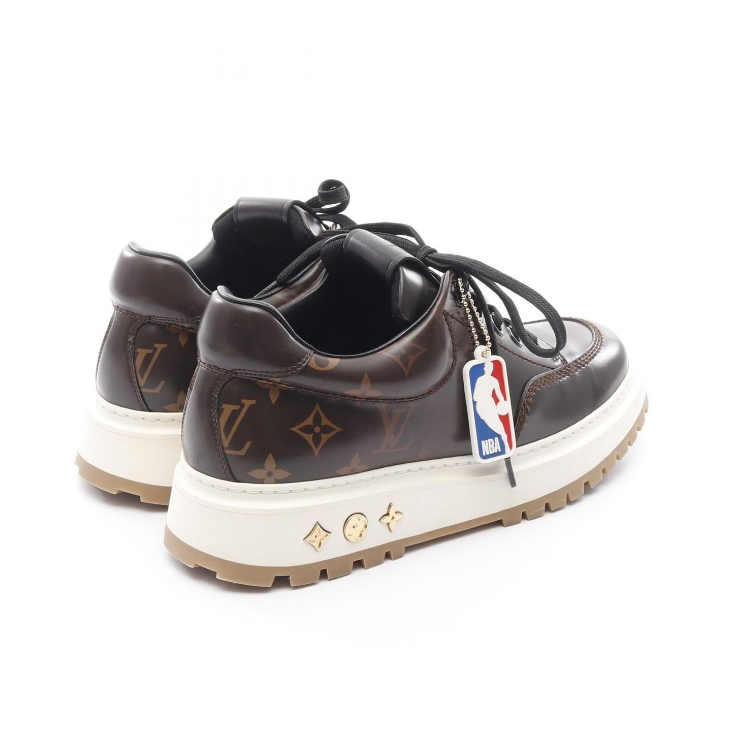 LOUIS VUITTON × NBA Abessline Leather Sneakers - Size 7