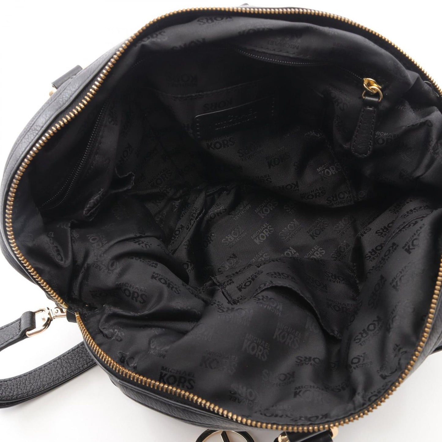 Michael Kors Bedford Luggage MD Satchel - Timeless Black Leather