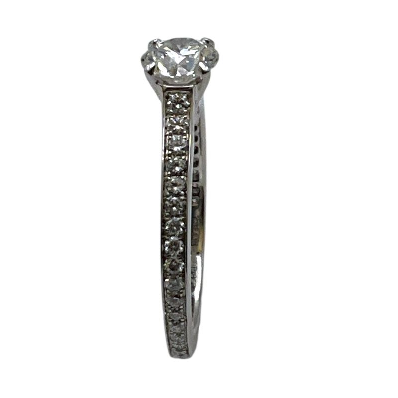 GRAFF Frame Round Diamond Engagement Ring in Platinum Pt950