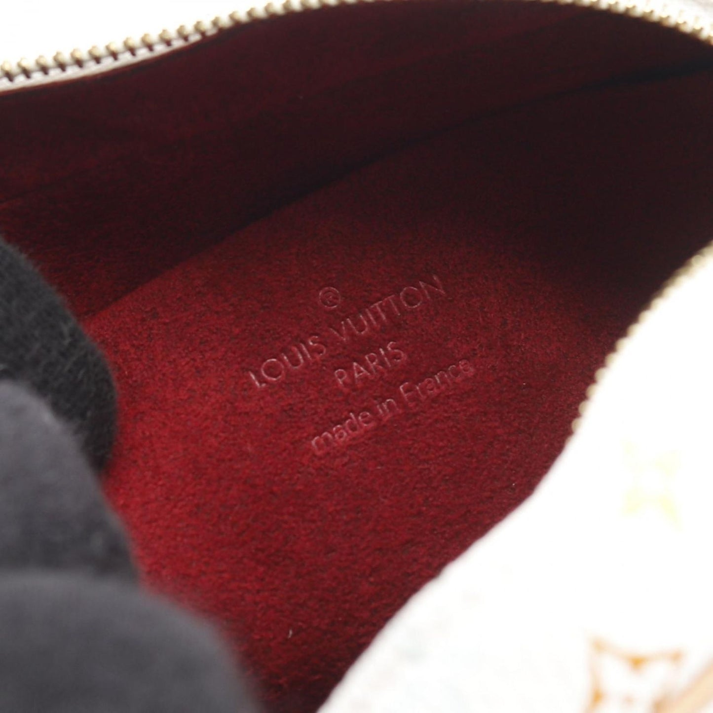 Louis Vuitton Monogram Multicolor Wapiti Pouch - White