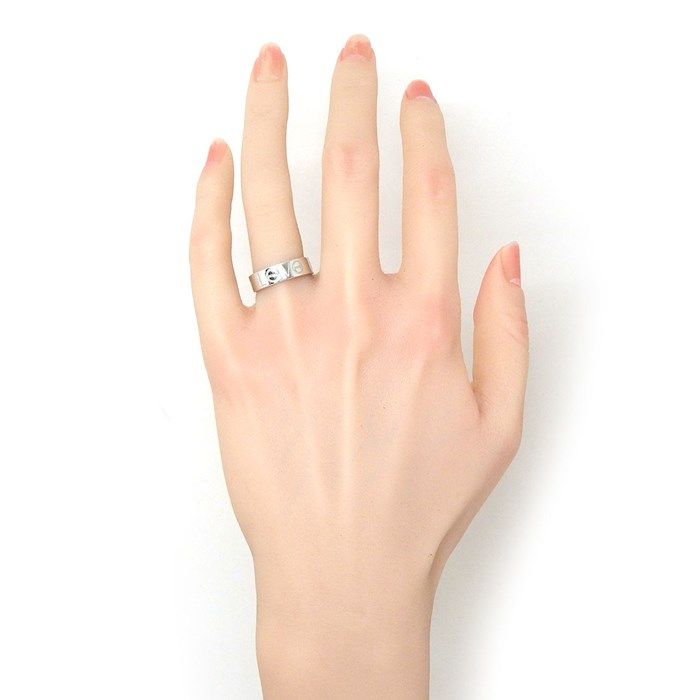 Cartier Love Ring 2006 Christmas Edition K18WG Size 13