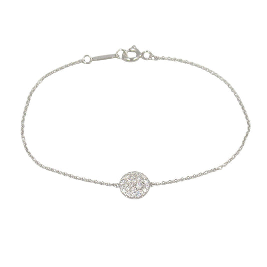 TIFFANY & CO Diamond Bracelet in K18 White Gold - Exquisite Elegance