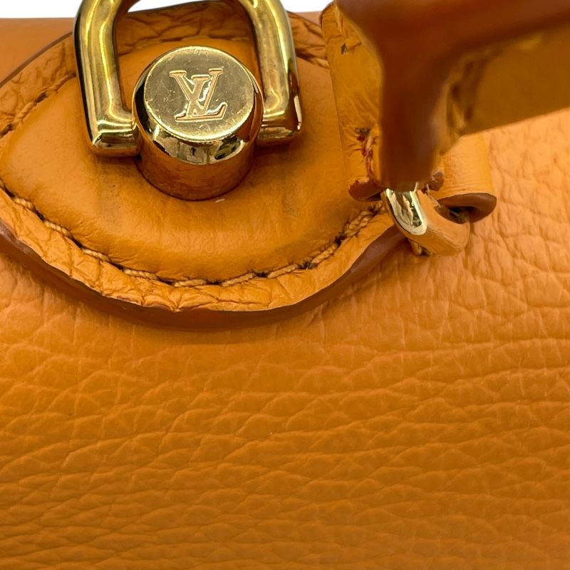 Louis Vuitton Twist One Handle PM Orange Trianon Leather Bag