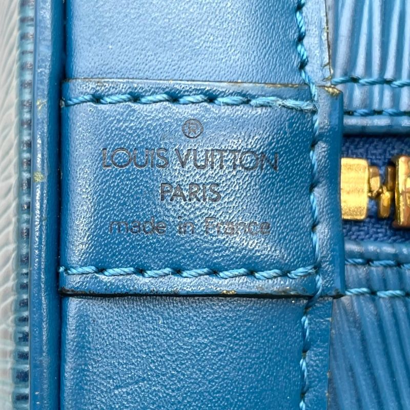Louis Vuitton Alma M52145 Blue Epi Leather Handbag - Timeless Elegance