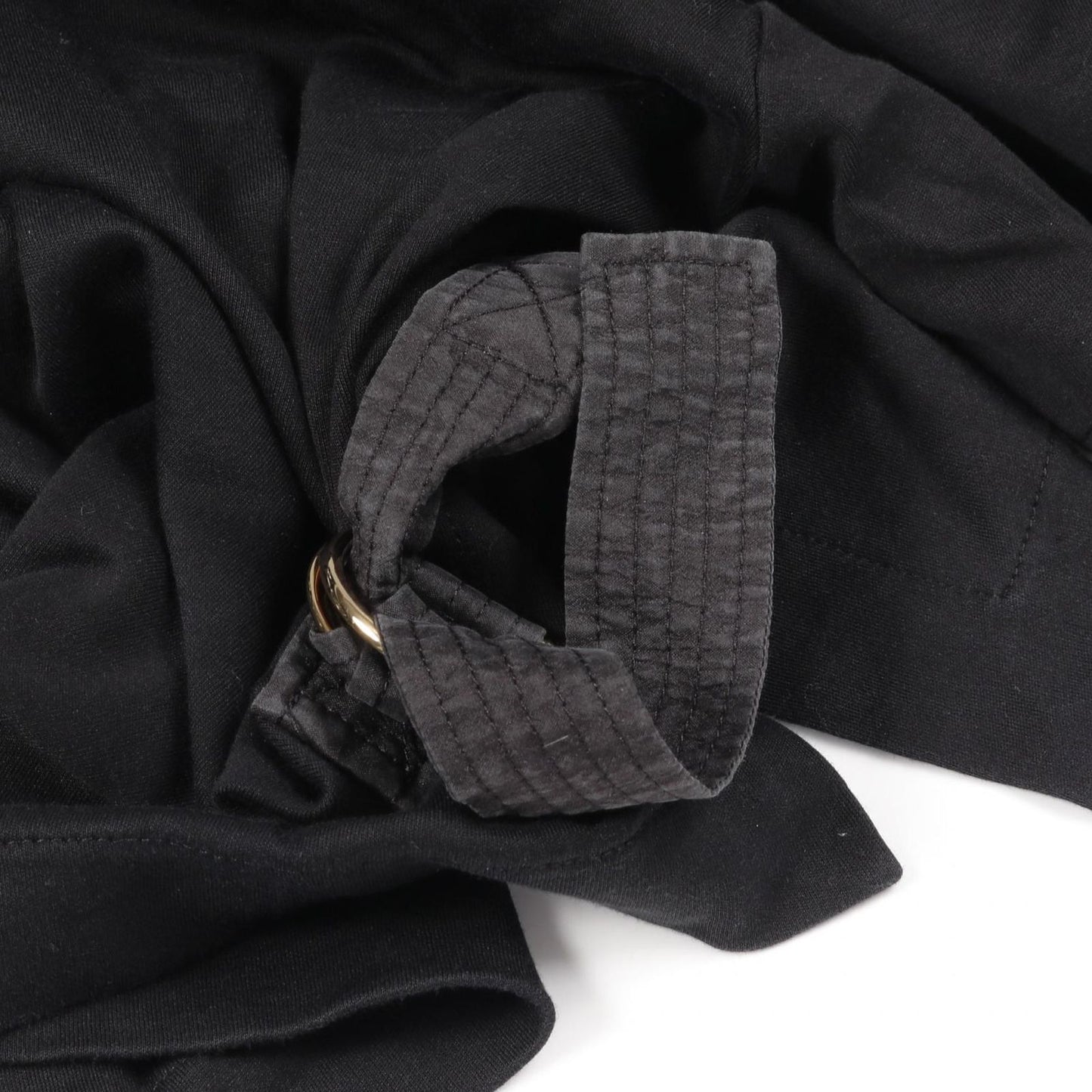 Louis Vuitton Side Strap Cotton T-Shirt - Black XS