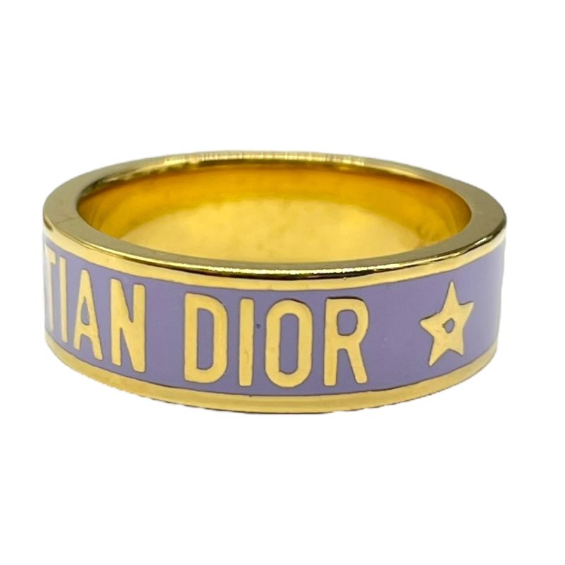 Christian Dior Code Triple Ring in Gold and Purple - Exquisite Craftsmanship