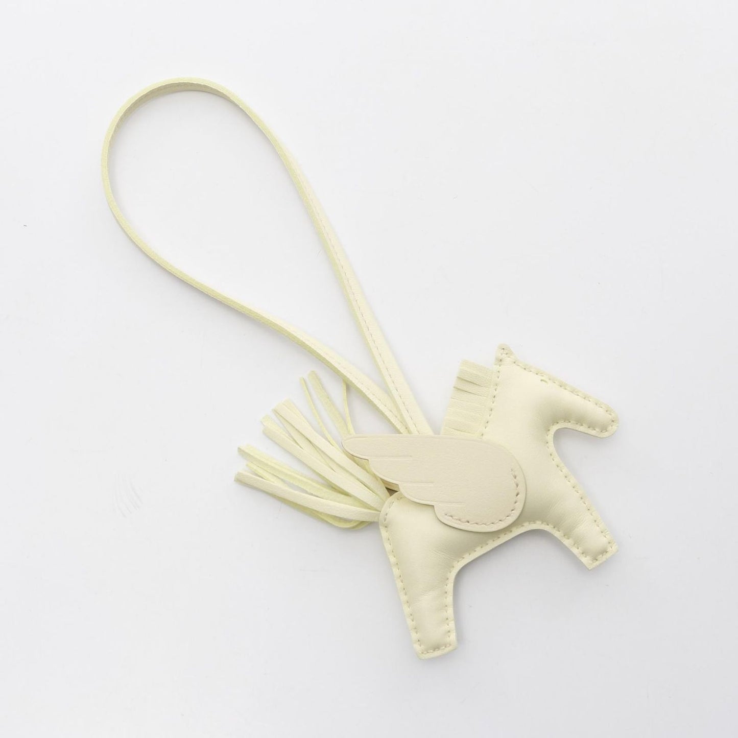 HERMES Rodeo Pegasus PM Charm in Yellow Milton - Unused Luxury