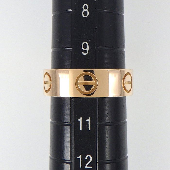 Cartier Love Ring MM in K18 Pink Gold - Timeless Elegance