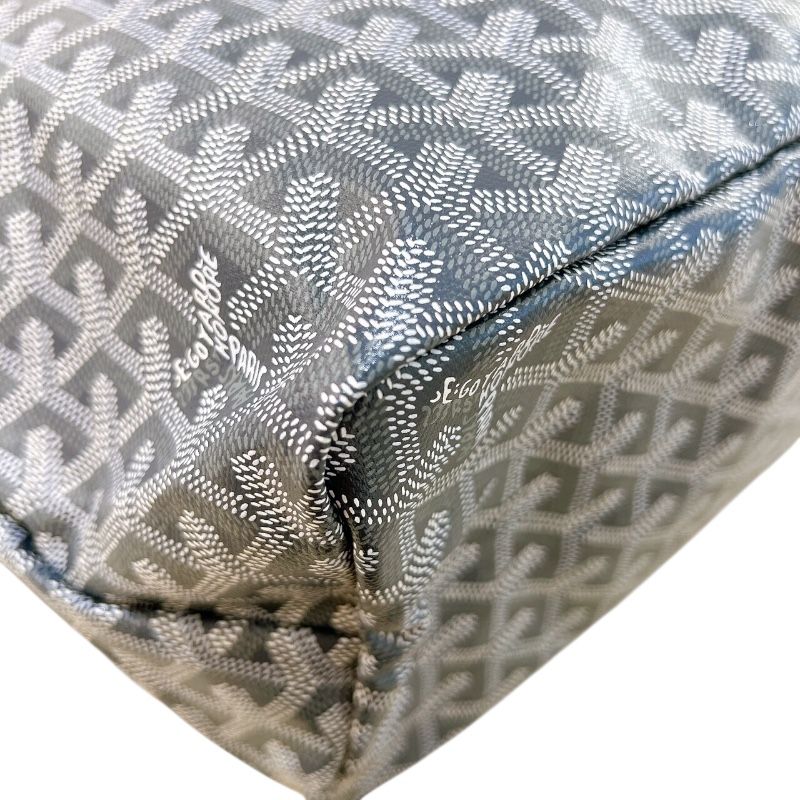 GOYARD Saint Louis PM Grey Goyardine Canvas Tote Bag for Women