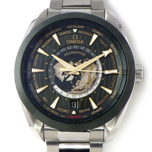 OMEGA Seamaster Aqua Terra GMT - Green Dial - Luxury Timepiece