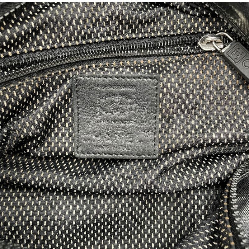 CHANEL Sports Line Boston Bag in Black Coated Canvas - A Timeless Classic