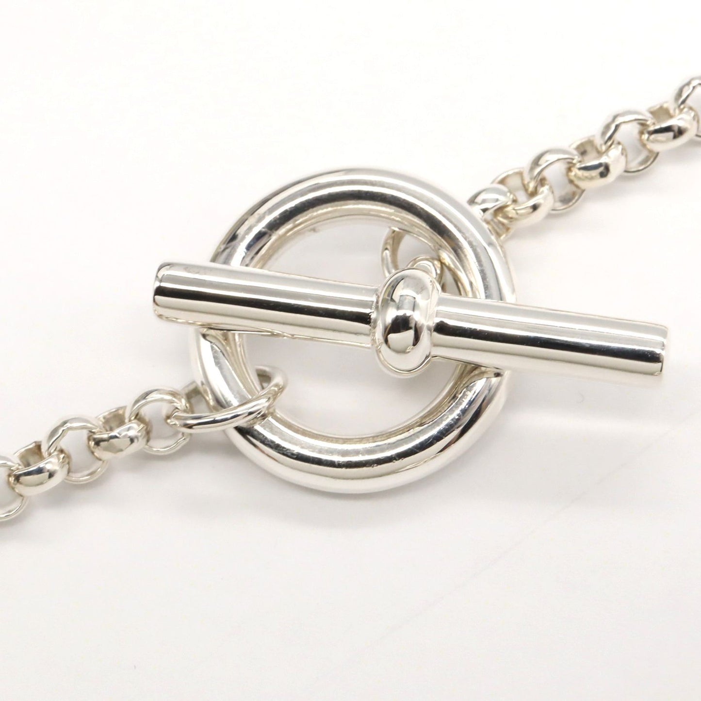HERMES Chaine d'Ancre Punk Necklace in Silver 925 - 51cm
