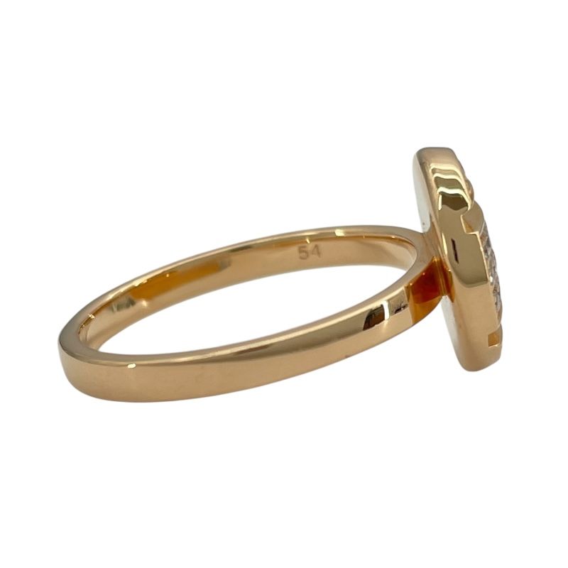 CHAUMET Class One Ring in K18 Pink Gold with Diamond