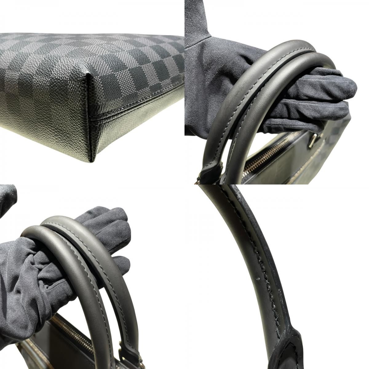 Louis Vuitton Porte-Documents Voyage NM Black Damier Graphite Business Bag