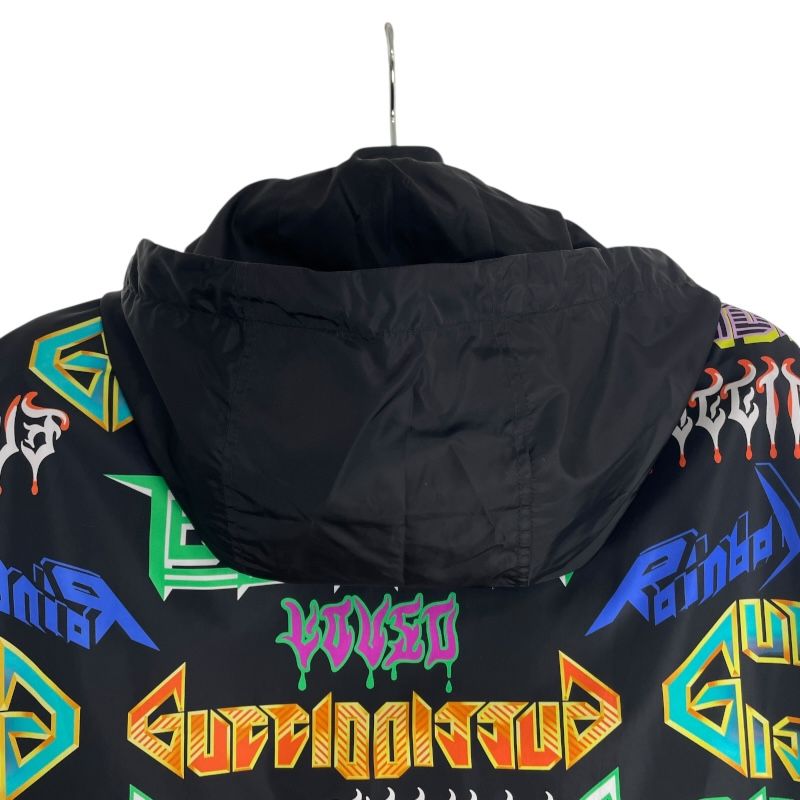 GUCCI Metal Logo All-Over Print Nylon Jacket - Multicolor