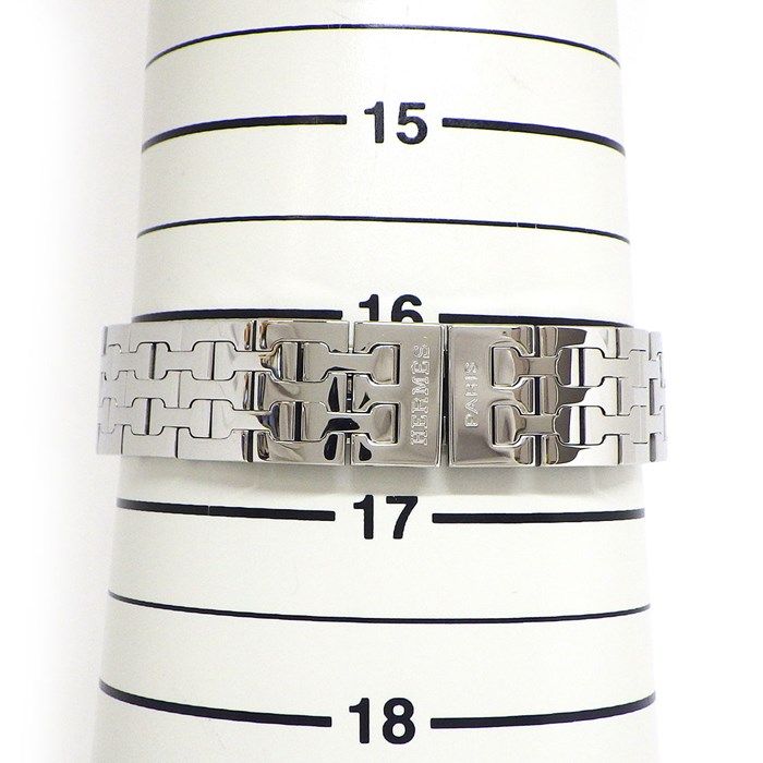 HERMES H-Watch HH1.210 with Diamond Index and Pink Shell Dial