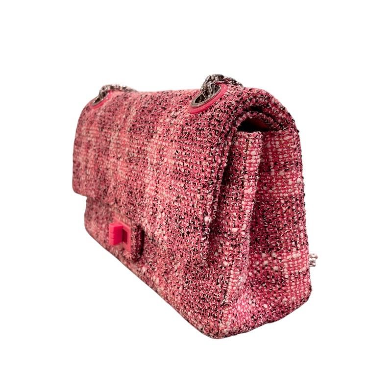 CHANEL Mini Matelassé 20 Bag in Navy, Red, White & Silver Hardware