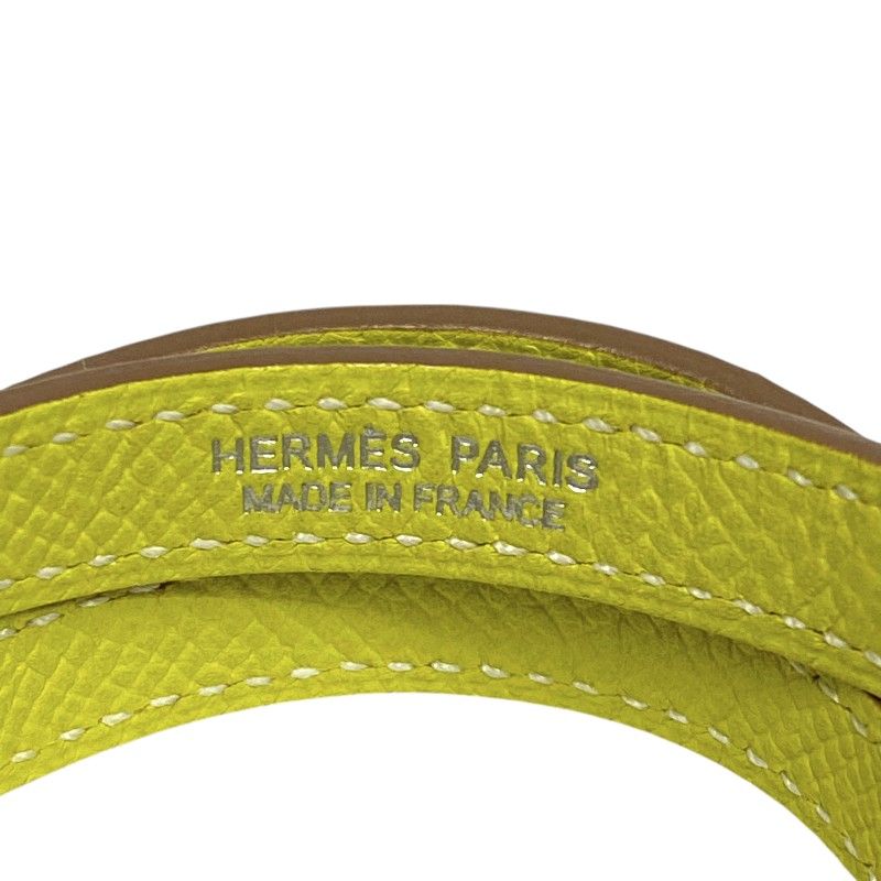 HERMES Tiny Kelly Lime with Silver Hardware - Exquisite Craftsmanship