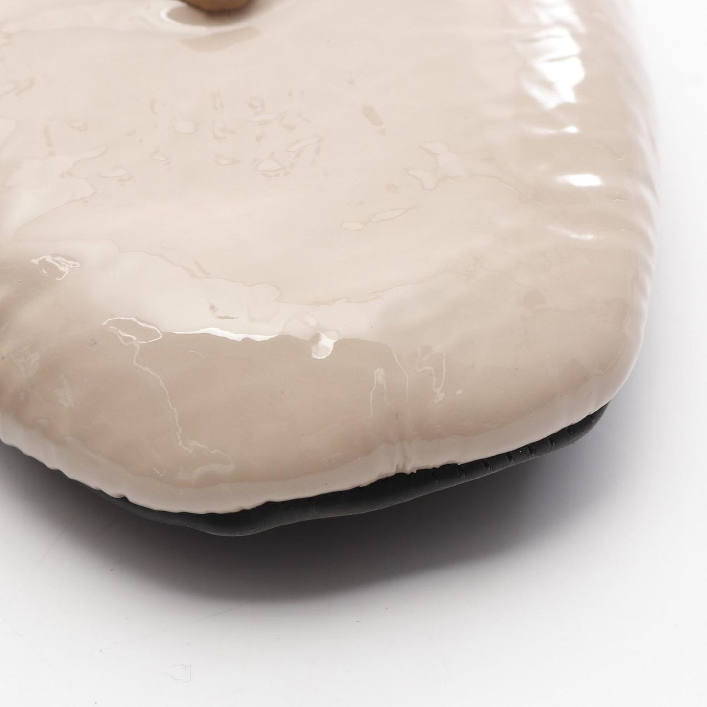 PRADA Pink Patent Leather Ballerina Flats - Size 37.5