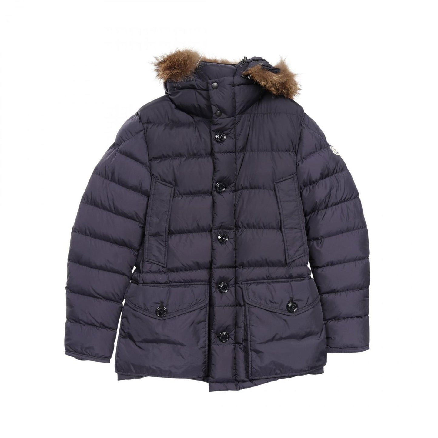 MONCLER Cluny Down Jacket in Navy - Timeless Luxury Outerwear