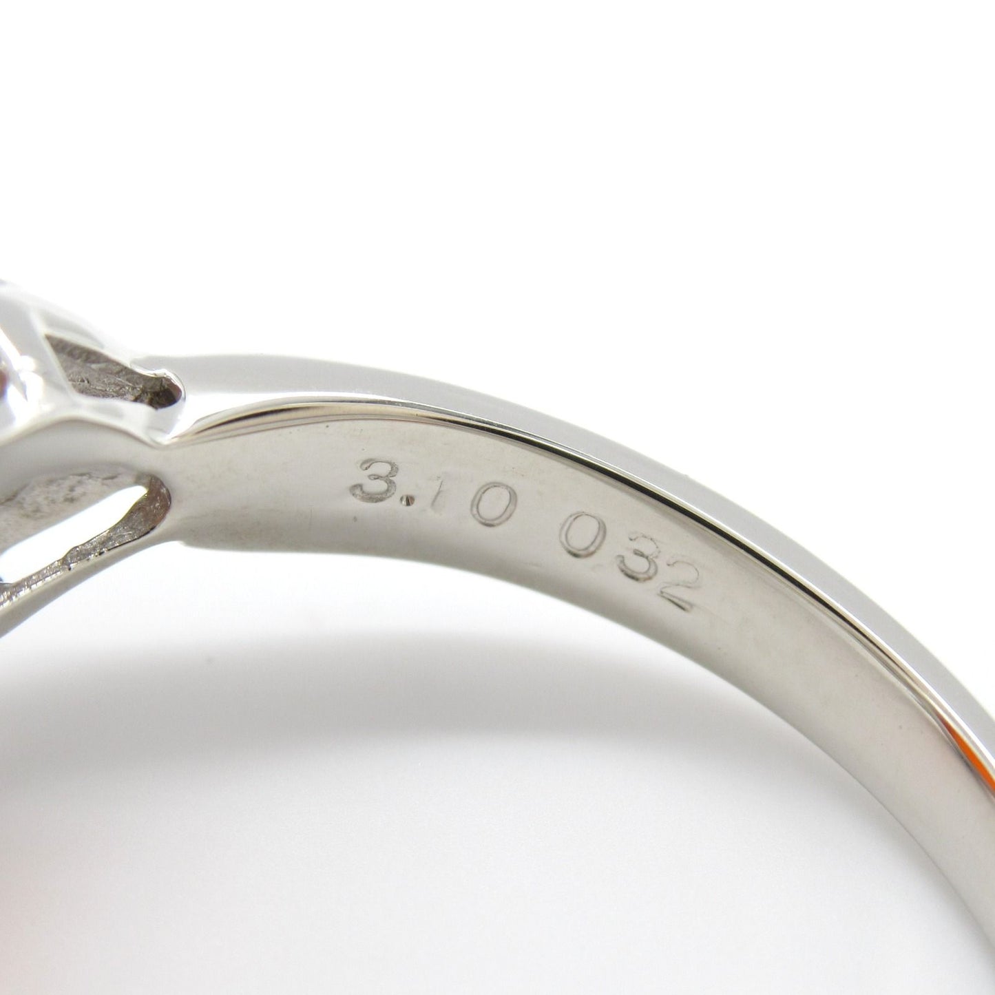 Exquisite Fire Opal & Diamond Ring in Platinum - #12