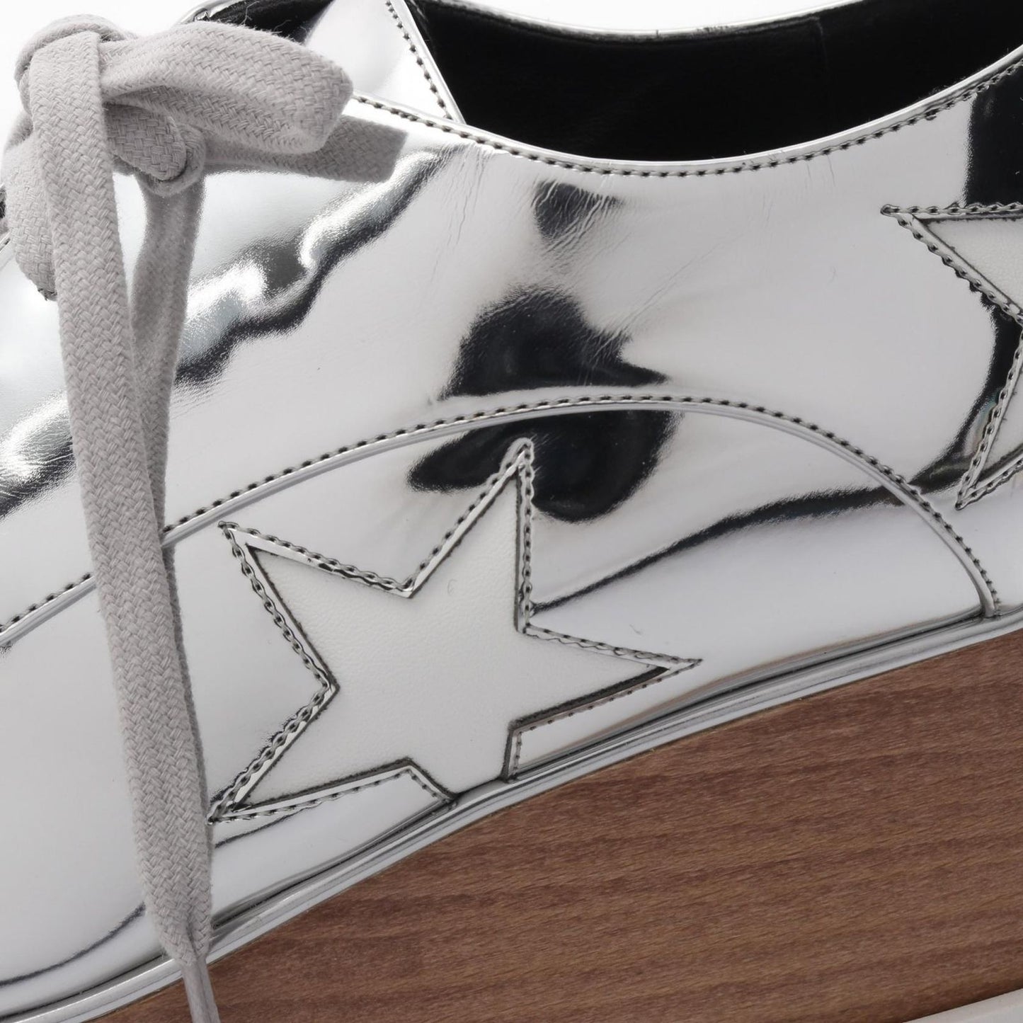 Stella McCartney ELYSE STAR Casual Shoes in Silver - Exquisite Craftsmanship