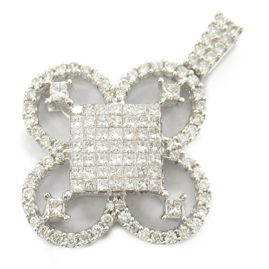 Exquisite K18WG Diamond Pendant - 1.00ct Luxury Jewelry